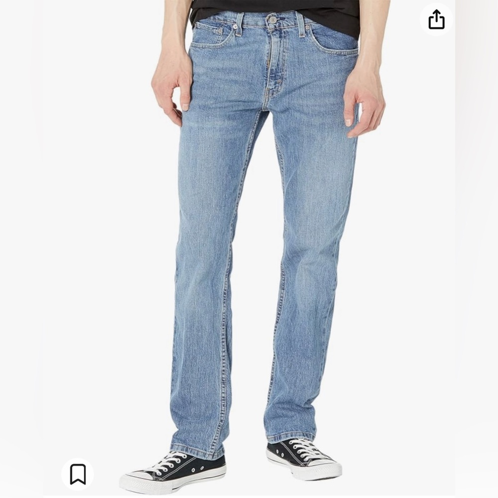 Levi's 559 Jeans Relaxed Straight Fit Ocean Blue Indigo 100% cotton W31 L32